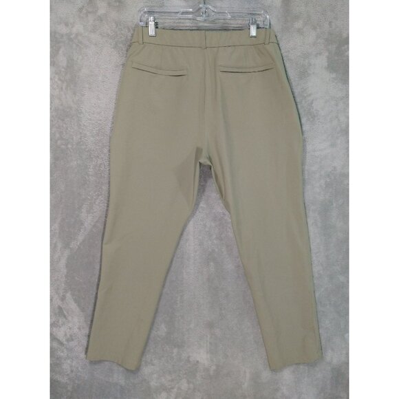 FLX Pants Mens 34x30 Beige Chino Performance Stretch Flat Front Mid Rise Stretch - Picture 2 of 10